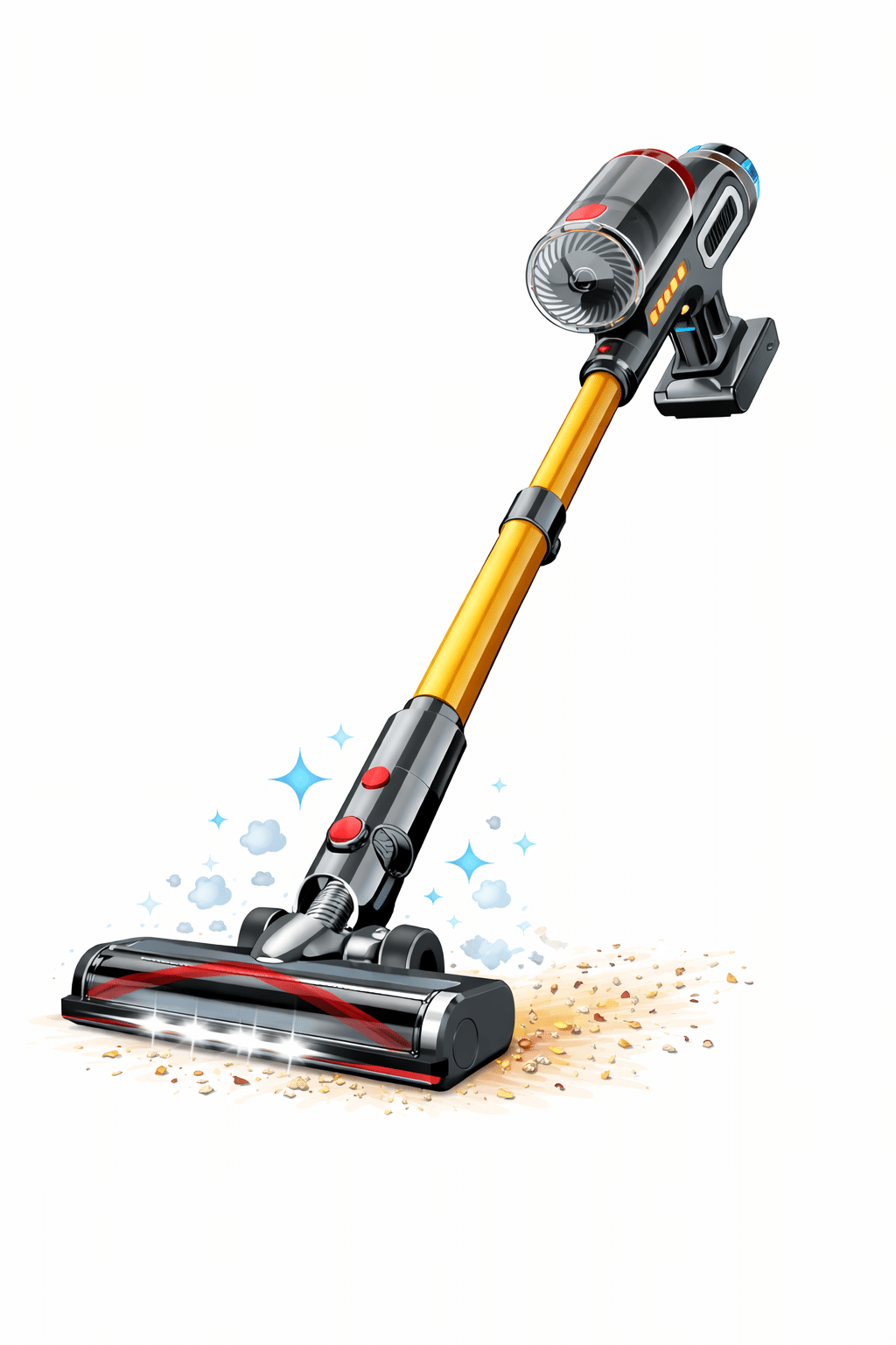 Aspirateur balai sans fil avec batterie amovible